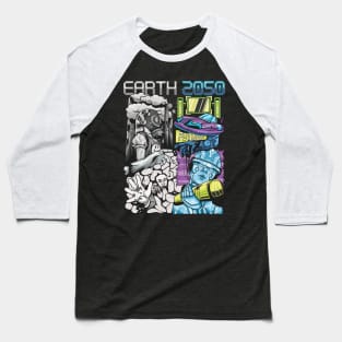 Earth 2050 - Damage and the Future of the Earth Baseball T-Shirt